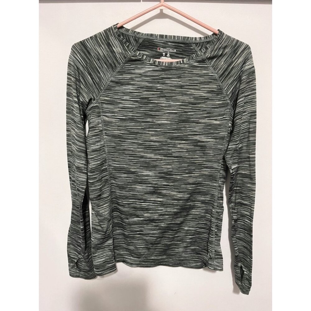 Champion Women's activewear Striped Long Sleeve Tee